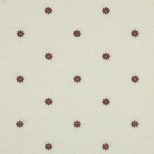 Load image into Gallery viewer, Teddy Sherpa Embroidered Daisies ecru