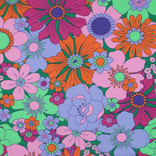 Load image into Gallery viewer, Blomster Vintage Bloom French terry Green