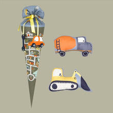 Load image into Gallery viewer, DIY Giant Sweets/Gift Cone Schultüte cotton panel Cars