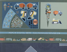 Load image into Gallery viewer, DIY Giant Sweets/Gift Cone Schultüte cotton panel Cars