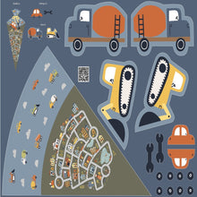 Load image into Gallery viewer, DIY Giant Sweets/Gift Cone Schultüte cotton panel Cars
