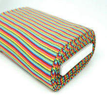 Load image into Gallery viewer, Multi stripe rainbow ribbing, 0.5 cm stripes