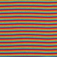 Load image into Gallery viewer, Multi stripe rainbow ribbing, 0.5 cm stripes