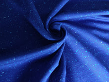 Load image into Gallery viewer, Paint Spots on dark blue French terry