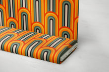 Load image into Gallery viewer, Retro Rainbows on STRETCH COTTON