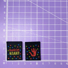 Load image into Gallery viewer, 'MADE BY NANNY' Pack of 6 sewing labels