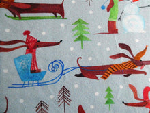 Load image into Gallery viewer, When It Snows on French terry, old blue  ~exclusive~