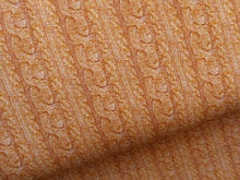 Load image into Gallery viewer, Cable knit effect French terry, ochre