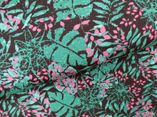 Load image into Gallery viewer, Tropical Leaves viscose jersey