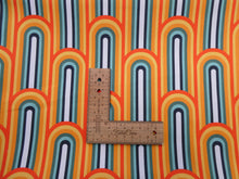Load image into Gallery viewer, Retro Rainbows on STRETCH COTTON