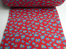 Load image into Gallery viewer, VIBRANT LEOPARD RED JACQUARD TUBULAR KNIT