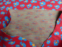 Load image into Gallery viewer, VIBRANT LEOPARD RED JACQUARD TUBULAR KNIT