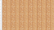 Load image into Gallery viewer, Cable knit effect French terry, ochre