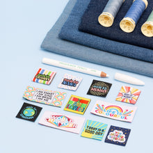 Load image into Gallery viewer, 'YOU DESERVE TO DREAM' Pack of 6 sewing labels