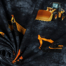 Load image into Gallery viewer, Construction Vehicles denim look jersey
