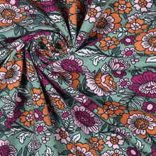 Load image into Gallery viewer, Bloom on mint jersey
