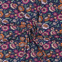 Load image into Gallery viewer, Bloom on navy jersey
