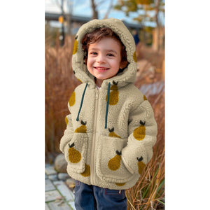 Teddy Sherpa Pears on beige