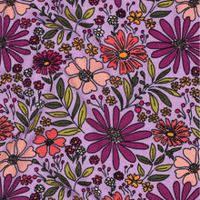 Load image into Gallery viewer, Cosmos Flower mix lavender jersey
