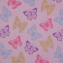 Load image into Gallery viewer, Glitter Butterflies melange jersey
