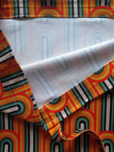 Load image into Gallery viewer, Retro Rainbows on STRETCH COTTON
