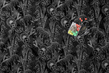 Load image into Gallery viewer, Monochrome Meadow cotton twill denim 320 gsm PRE-ORDER
