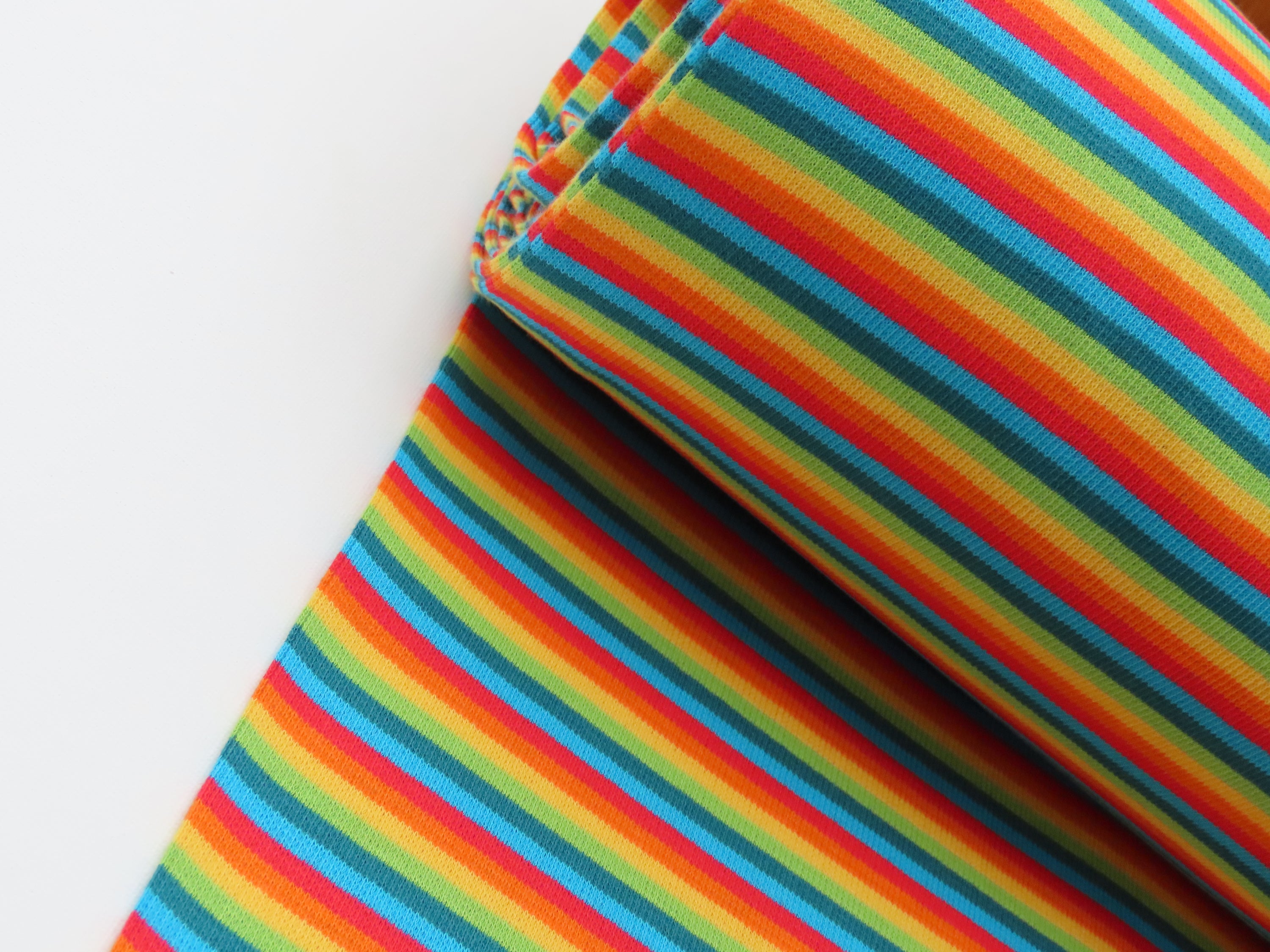 Rainbow Cuff Fabric, Ribbing Fabric, Rainbow Stripe 