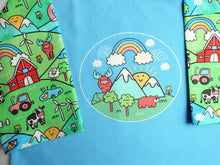 Load image into Gallery viewer, My Happy World French terry panels WOOD/FARM/ BRIGHT/PASTEL
