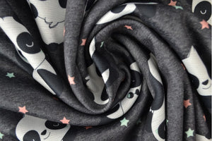 Pandas on grey jogging sweatshirt DUE IN STOCK W/C 27.10