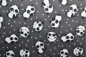 Pandas on grey jogging sweatshirt DUE IN STOCK W/C 27.10