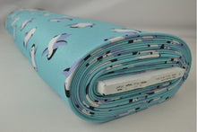 Load image into Gallery viewer, Penguins on sky blue jogging sweatshirt DUE IN STOCK W/C 27.10
