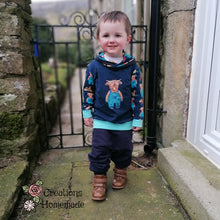 Load image into Gallery viewer, Wee Highlander boy jersey panel, child
