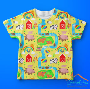 Farmyard Frolics on sunshine yellow jersey, exclusive ETA W/C 24.03