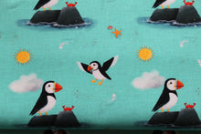 Load image into Gallery viewer, Puffins&#39; Life on turquoise jersey, exclusive ETA W/C 24.03
