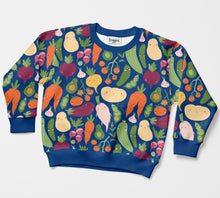 Load image into Gallery viewer, Vegetable Medley on navy jersey ETA W/C 24.03
