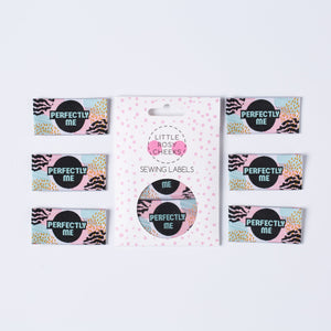 'PERFECTLY ME' Pack of 6 sewing labels