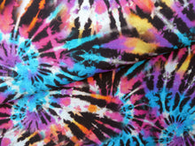 Load image into Gallery viewer, Tie dye printed viscose, purple
