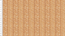 Load image into Gallery viewer, Cable knit effect French terry, ochre
