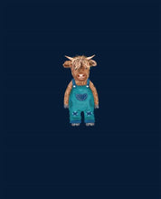 Load image into Gallery viewer, Wee Highlander boy French terry panel, child
