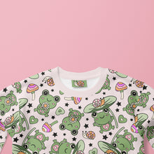 Load image into Gallery viewer, Retro Frogs cotton jersey 1.65 M PIECE
