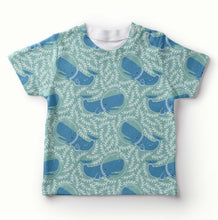 Load image into Gallery viewer, Whales in Space cotton jersey

